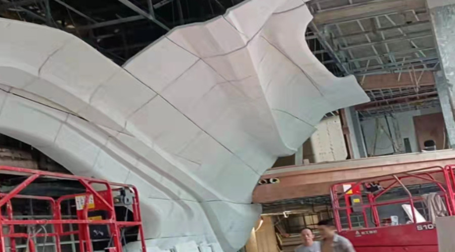 天府壹號成都勞斯萊斯旗艦店GRG異形構件