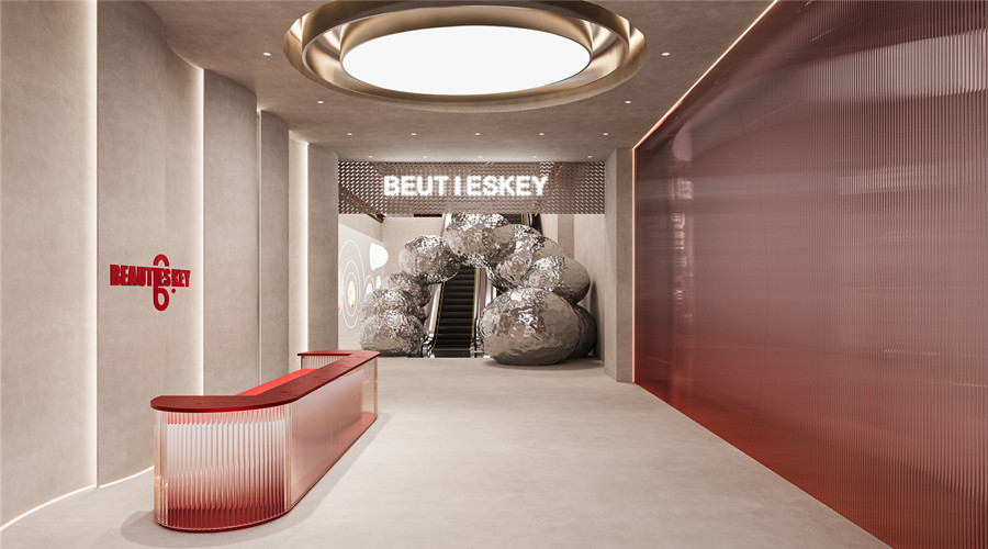 佛山南海醫美醫院GRG吊頂材料/GRG柱子項目