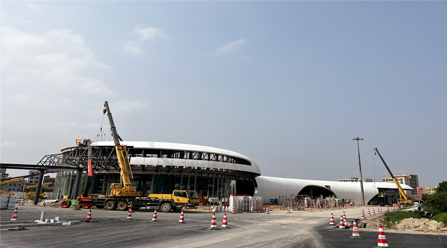 深圳沙田服務(wù)區(qū)GRC幕墻板項(xiàng)目