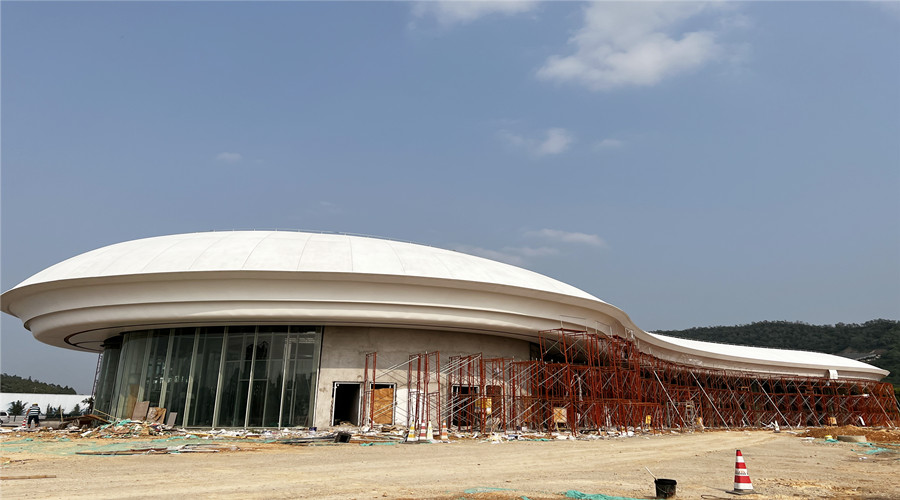 深圳沙田服務(wù)區(qū)GRC幕墻板項(xiàng)目