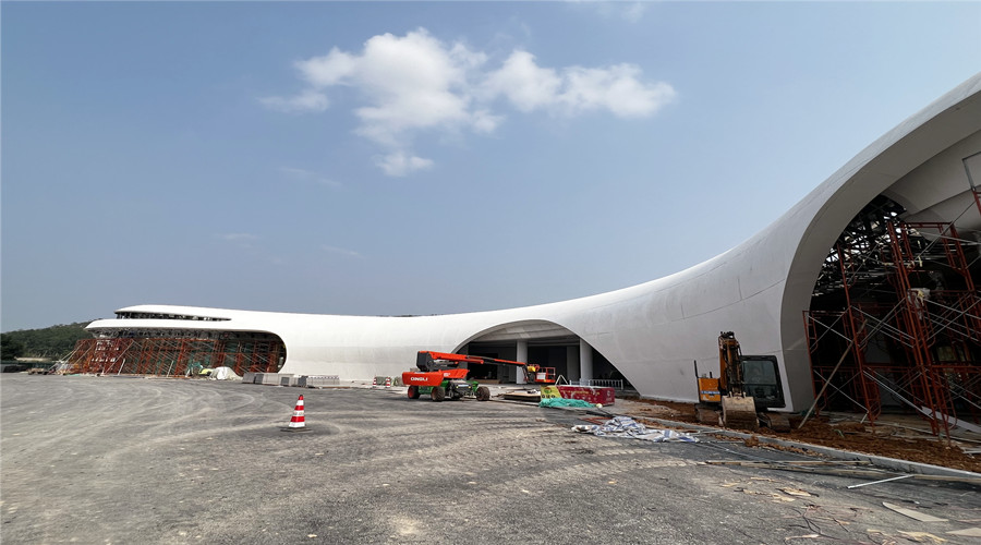 深圳沙田服務(wù)區(qū)GRC幕墻板項(xiàng)目