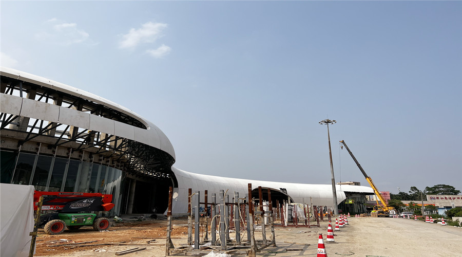 深圳沙田服務(wù)區(qū)GRC幕墻板項(xiàng)目