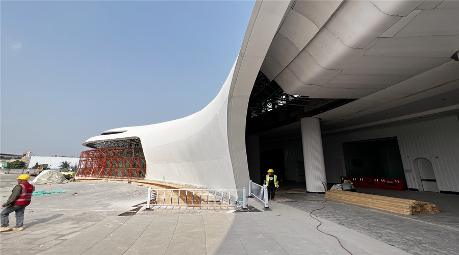 深圳沙田服務(wù)區(qū)GRC幕墻板項(xiàng)目