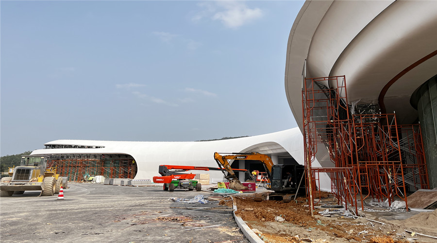 深圳沙田服務(wù)區(qū)GRC幕墻板項(xiàng)目