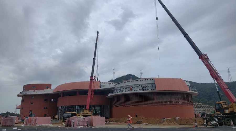 深圳陶河服務區GRC幕墻板