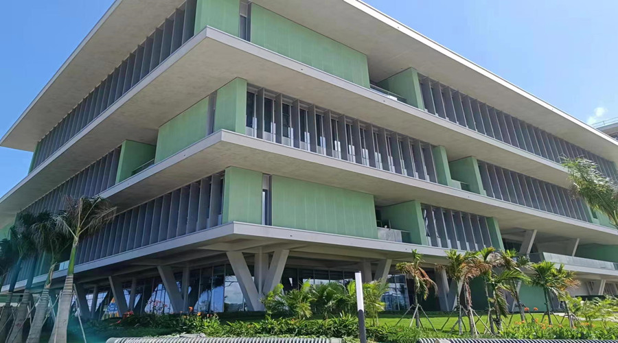 海南大學(xué)研究所GRC幕墻肌理板項目