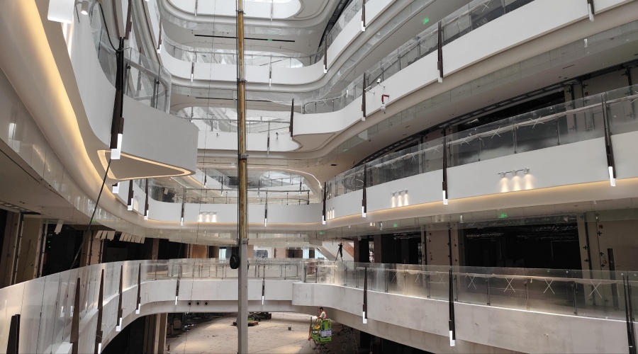 廣州國際金融城君超商場GRG吊頂攔河項目