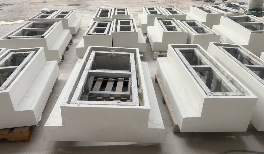 茂名那霍服務區(qū)GRC坐凳底座