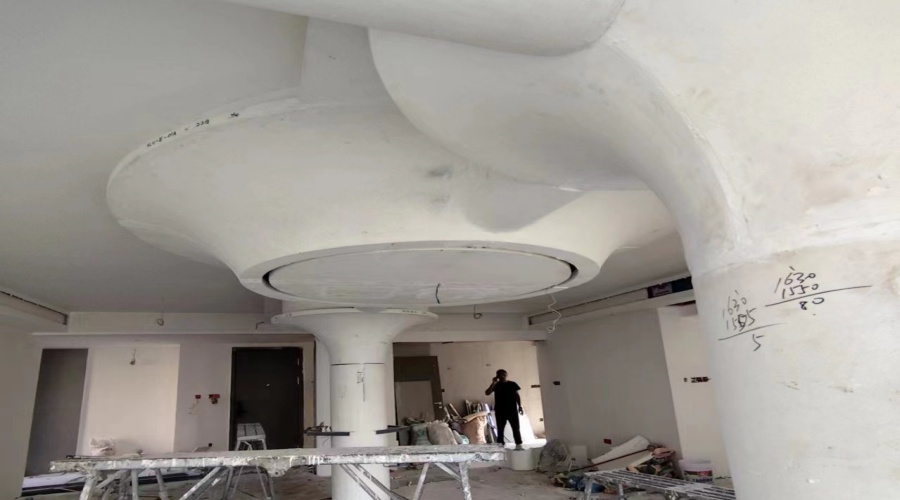 GRG構(gòu)件安裝現(xiàn)場