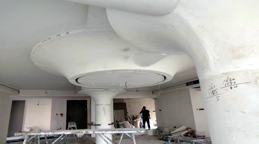 GRG構(gòu)件安裝現(xiàn)場